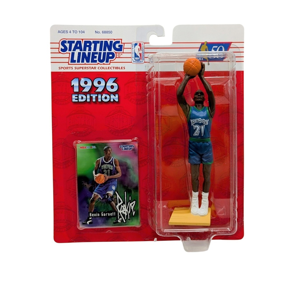 1996 Kenner Starting Line-Up Minnesota Timberwolves Kevin Garnett
